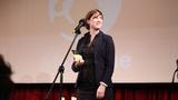 Evelyn Rack, verantwortlich für den Feinschnitt bei Chaja & Mimi und beste Editorin der Welt, bei der Preisverleihung (Photografie: Jeannette-Maria Giza)